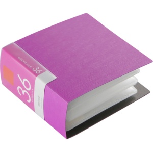 バッファロー　ＣＤ／ＤＶＤファイルケース　ブックタイプ　３６枚収納　ピンク　ＢＳＣＤ０１Ｆ３６ＰＫ　１個1