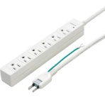 ヤザワ　３Ｐマグネットタップ　６個口　白　Ｙ０２ＪＫＰ６０
