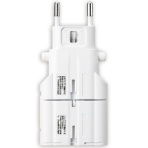 サンワサプライ　海外電源変換アダプタ　ホワイト　ＴＲ－ＡＤ４Ｗ　１個
