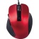 ナカバヤシ　小型有線　５ボタンＢｌｕｅＬＥＤマウス　レッド　ＭＵＳ－ＵＫＦ１２０Ｒ　１個1