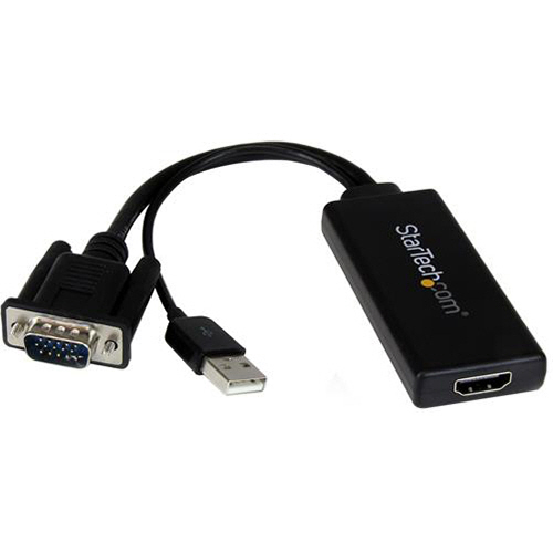 たのめーる】StarTech.com VGA-HDMI変換アダプター(USBオーディオ&バス