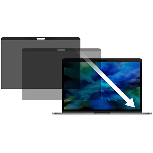 ユニーク　ＭａｃＧｕａｒｄ　マグネット式プライバシーフィルム　ＭａｃＢｏｏｋ　１２型Ｒｅｔｉｎａ　２０１６／２０１７用　ＭＢＧ１２ＰＦ２　１枚2