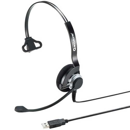 サンワサプライ　ＵＳＢヘッドセット　ＭＭ－ＨＳＵ０７ＢＫ　１個1