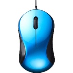 バッファロー　有線　ＢｌｕｅＬＥＤ　静音　３ボタンマウス　ＢＳＭＢＵ１００