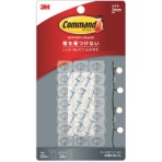 ３Ｍ　コマンドフック　コード用　クリア　ミニ　（フック２０個＋タブ（ＳＳ）２４枚）　ＣＭＧ－ＳＳ－ＣＬ　１パック