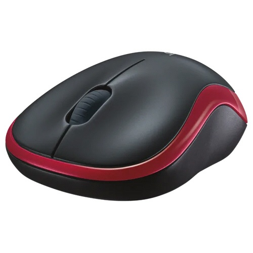 ロジクール　ワイヤレスマウス　Ｍ１８６　レッド　Ｍ１８６ＲＤ　１個2