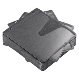 サンワサプライ　ブルーレイディスク対応不織布ケース　リング穴付　ブラック　ＦＣＤ－ＦＲＢＤ５０ＢＫ　１パック（５０枚）