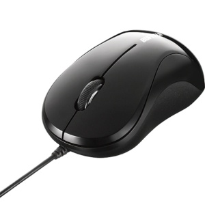 バッファロー　有線　光学式マウス　３ボタンタイプ　Ｓサイズ　ブラック　ＢＳＭＯＵ０５０ＳＢＫＺ　１個2