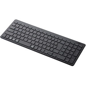 エレコム　Ｂｌｕｅｔｏｏｔｈ薄型コンパクトキーボード　ブラック　ＴＫ－ＦＢＰ１０１ＢＫ　１台1