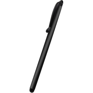 オウルテック　超軽量ストラップホール付き　スリムタッチペン　ブラック　ＯＷＬ－ＴＰＳＥ０６－ＢＫ　１個2