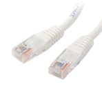 ＳｔａｒＴｅｃｈ．ｃｏｍ　Ｃａｔ５ｅ対応ＬＡＮケーブル　ホワイト　３０ｃｍ　Ｍ４５ＰＡＴＣＨ１ＷＨ　１本