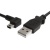ＳｔａｒＴｅｃｈ．ｃｏｍ　ミニＵＳＢ変換ケーブル　ｍｉｎｉＵＳＢ左向きＬ型　９１ｃｍ　ＵＳＢ　Ａ（オス）－ＵＳＢ　ｍｉｎｉ－Ｂ（オス）　ブラック　ＵＳＢ２ＨＡＢＭ３ＬＡ　１本