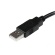 ＳｔａｒＴｅｃｈ．ｃｏｍ　ＵＳＢ２．０延長アダプタケーブル　１５ｃｍ　ＵＳＢ　Ａ（オス）－ＵＳＢ　Ａ（メス）　ブラック　ＵＳＢＥＸＴＡＡ６ＩＮ　１本2