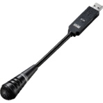 サンワサプライ USBマイクロホン 単一指向性 ブラック MM-MCU02BK 1個