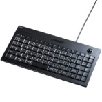 サンワサプライ　トラックボールキーボード　ＳＫＢ－ＴＲ０３ＢＫ　１台