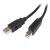 ＳｔａｒＴｅｃｈ．ｃｏｍ　ＵＳＢ２．０ケーブル　２ｍ　Ｔｙｐｅ　Ａ（オス）－Ｂ（オス）　ブラック　ＵＳＢ２ＨＡＢ２Ｍ　１本