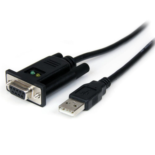 たのめーる】StarTech.com USB-RS232C シリアル変換クロスケーブル 1.7