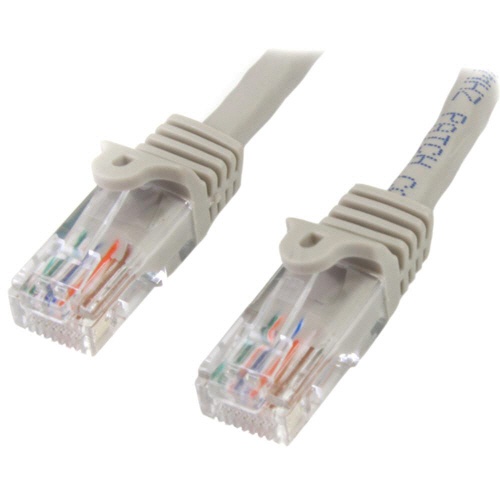 ＳｔａｒＴｅｃｈ．ｃｏｍ　カテゴリ５ｅ　ＬＡＮケーブル　ツメ折れ防止ＲＪ４５コネクタ　１ｍ　グレー　４５ＰＡＴ１ＭＧＲ　１本1