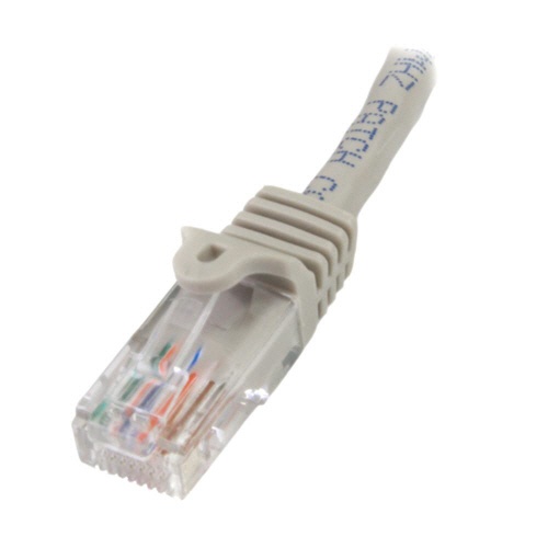 ＳｔａｒＴｅｃｈ．ｃｏｍ　カテゴリ５ｅ　ＬＡＮケーブル　ツメ折れ防止ＲＪ４５コネクタ　１ｍ　グレー　４５ＰＡＴ１ＭＧＲ　１本2