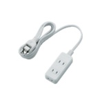 エレコム　ほこりシャッター付き電源タップ　２Ｐ・３個口　ホワイト　Ｔ－ＳＴ０２－２２３ＷＨ