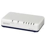 バッファロー　Ｇｉｇａ対応　スイッチングハブ　プラスチック筐体　電源外付けモデル　５ポート　ホワイト　ＬＳＷ６－ＧＴ－５ＥＰ／ＷＨ　１台