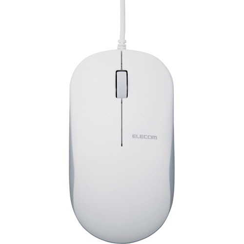 エレコム　有線３ボタンＢｌｕｅＬＥＤマウス　ホワイト　ＲｏＨＳ指令準拠（１０物質）　Ｍ－Ｋ７ＵＢＷＨ／ＲＳ　１個1