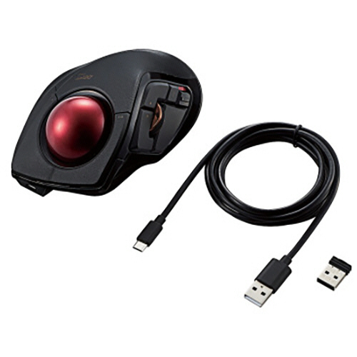 ELECOM DEFT PRO 人差し指タイプトラックボールM-DPT1MR トラックボール“DEFT PRO”（人差し指操作タイプ） - M-DPT1MRBK