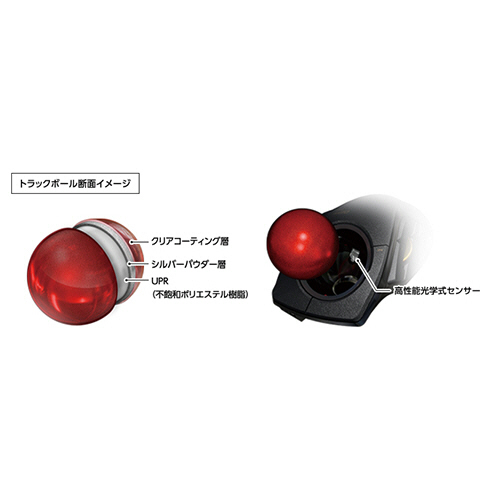 美品 ELECOM DEFT PRO人差し指タイプトラックボールM-DPT1MR トラックボール“DEFT PRO”（人差し指操作タイプ） - M-DPT1MRBK