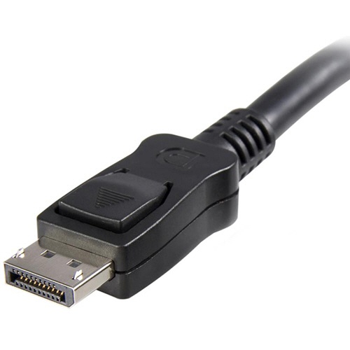 ＳｔａｒＴｅｃｈ．ｃｏｍ　ラッチ付きＤｉｓｐｌａｙＰｏｒｔ１．２ケーブル　ブラック　５ｍ　オス／オス　４Ｋ対応　ＤＩＳＰＬ５Ｍ　１本2