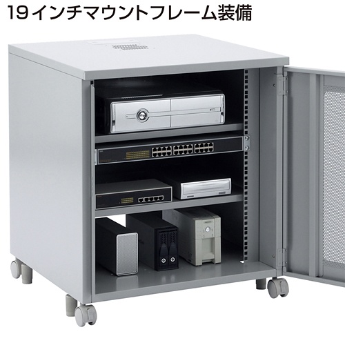 サンワサプライ　１９インチマウントボックス（１３Ｕ）　幅６００×奥行６００×高さ７００ｍｍ　ＣＰ－１０２　１台3