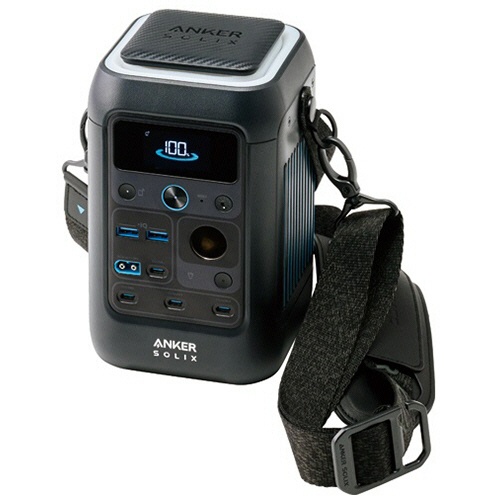 アンカージャパン　ポータブル電源　ＡＮＫＥＲ　Ｓｏｌｉｘ　Ｃ３００　ＤＣ　Ｐｏｒｔａｂｌｅ　Ｐｏｗｅｒ　Ｓｔａｔｉｏｎ　２８８Ｗｈ　ブラック　Ａ１７２６５１１　１台3