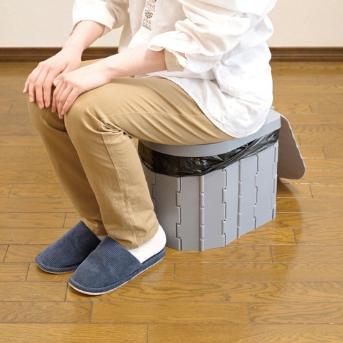 ＹＡＭＡＺＥＮ　サッと簡単トイレ（折りたたみ式）　ＹＫＴ－１２Ｇ　１個4