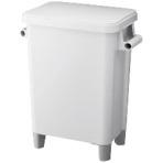 リス　抗菌ペール　角型　脚付き　４５Ｌ　本体＋フタ　ライトグレー　ＧＧＹＣ７３５　１セット