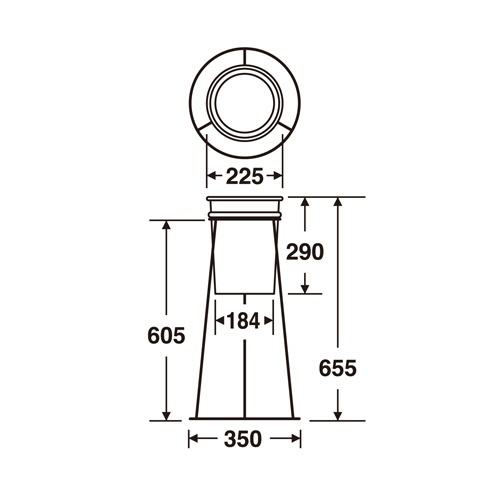 テラモト　丸型吸い殻入れ（現場用）　８．２Ｌ　ＳＳ－２５８－３００－０　１台3