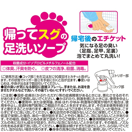 マックス　薬用柿渋　帰ってスグの足洗いソープ　２５０ｍＬ　１本5