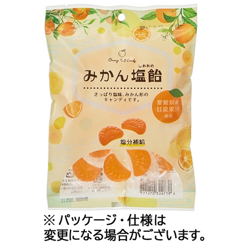金扇ドロップス工業　みかん塩飴　１１０ｇ　１パック1