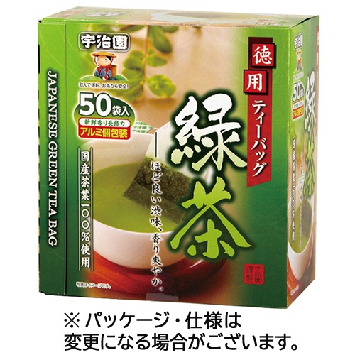 宇治園　徳用緑茶ティーバッグ　１箱（５０バッグ）1