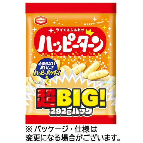 亀田製菓　ハッピーターン　超ＢＩＧパック　２９２ｇ（約７２枚）　１パック1