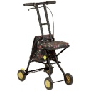 幸和製作所　シルバーカー　プチカ　フラワーブラック　ＳＩＣＰ０１－ＢＫ　１台