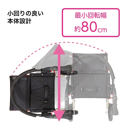 アロン化成　歩行車　リトルターン　ハイタイプ　１台3