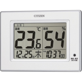 シチズン　デジタル高精度温湿度計　ライフナビ　Ｄ２００Ａ　白　８ＲＤ２００－Ａ０３　１個