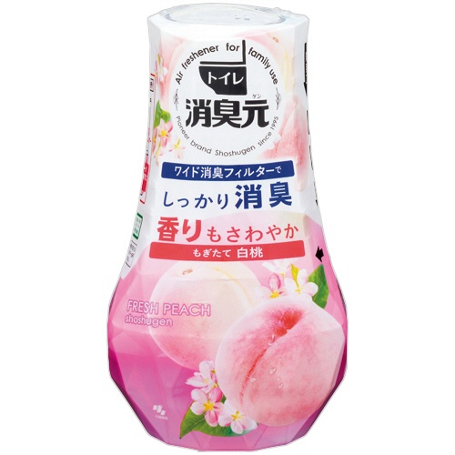 小林製薬　トイレの消臭元　もぎたて白桃　４００ｍＬ　１個1