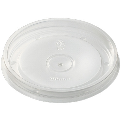シモジマ　ＨＥＩＫＯ　食品容器　未晒フードカップ　平蓋　透明　深９０口用　＃００４４９０５０７　１パック（２５個）1