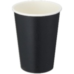 ＴＡＮＯＳＥＥ　厚紙タンブラー　ブラック　２８０ｍＬ（９．５オンス）