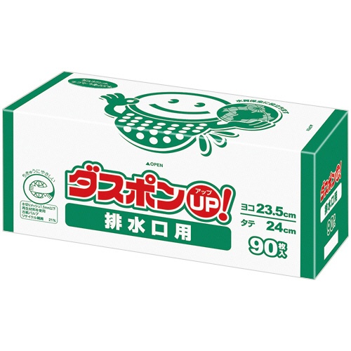 白元アース　ダスポンＵＰ！　排水口用　Ｓ３０２０－００　１パック（９０枚）1