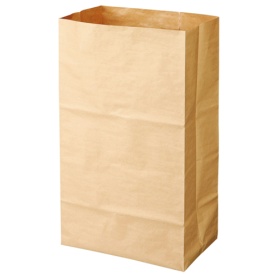 クラフトマン　特大紙製ゴミ袋（ヒモ付き片貼り）　クラフト　ＨＫＴ－０５８　１パック（３枚）