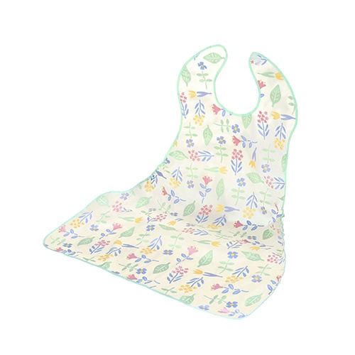 ピジョン　ハビナース　すべらない食事エプロン　花畑　１枚2