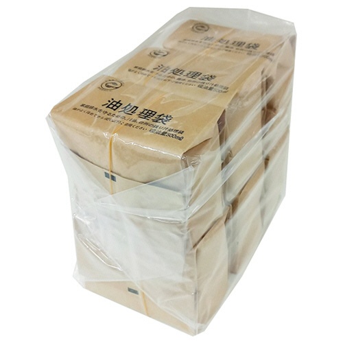 服部製紙　廃油処理袋　かたづけポイ　吸油量５００ｍＬ／個　１パック（６個）1