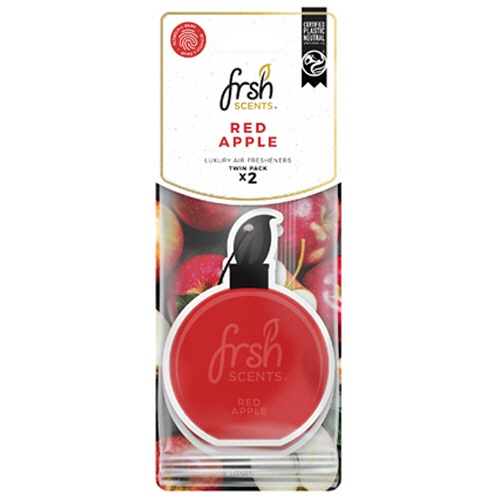 サードプレイス　フレッシュセンツ　ラグジュアリー　エアーフレッシュナー　ツインパック　レッドアップル　ＦＲ１４７５　１パック（２枚）1