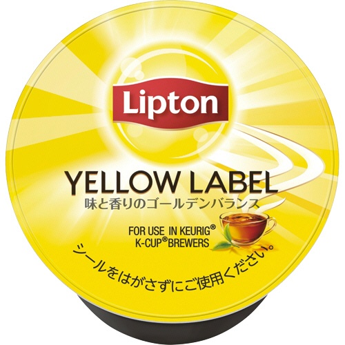 キューリグ　Ｋカップ専用カートリッジ　リプトン　イエローラベル　１箱（１２杯）1